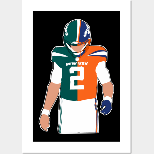 Zach wilson trade - New york jets & denver broncos Posters and Art